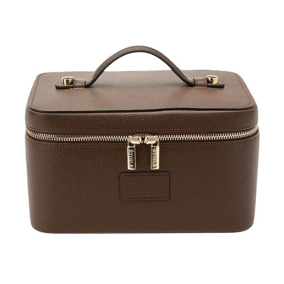 ETOILE COLLECTIVE Vanity Case in Espresso New Womens Travel Makeup Bag as-is - Picture 1 of 11